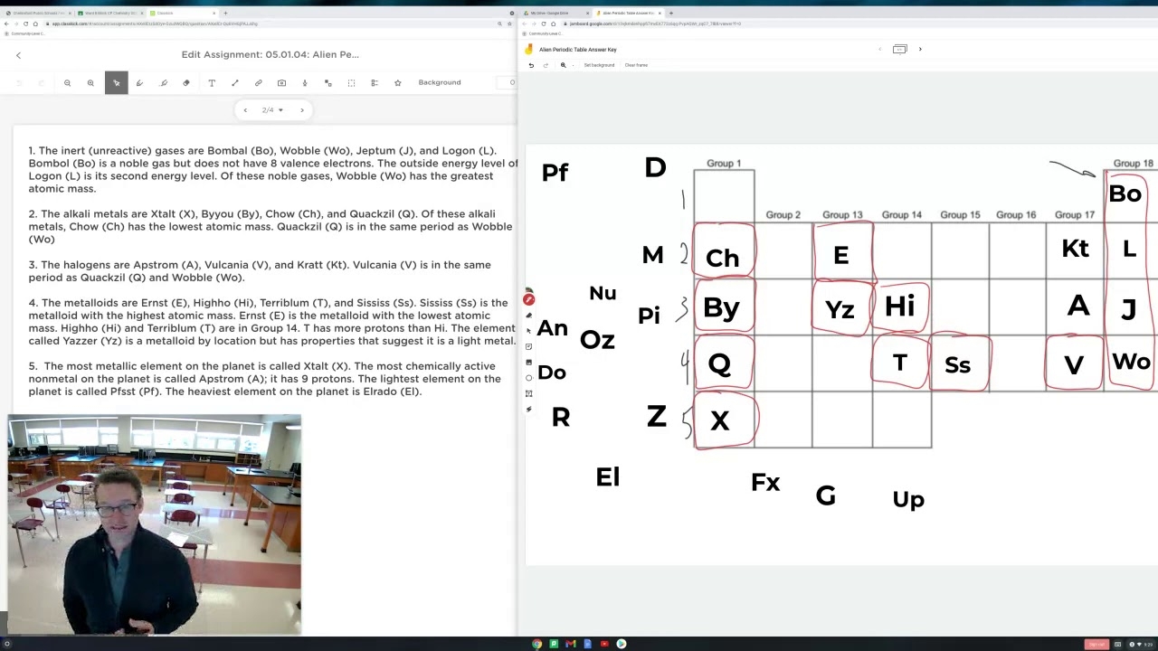 Mystery Periodic Table Answers Infoupdate