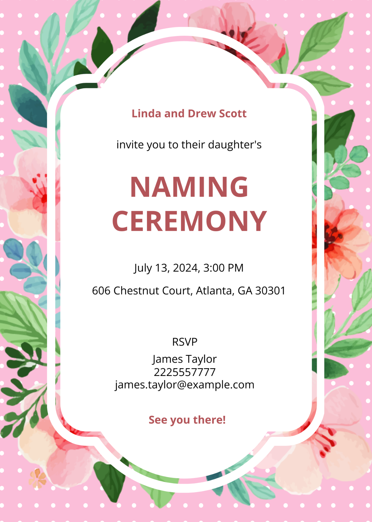 Naming Ceremony Invitation Card Free Pdf Infoupdate