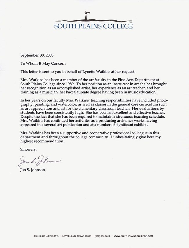 National Honor Society Letter Of Recommendation Exle With Inside 