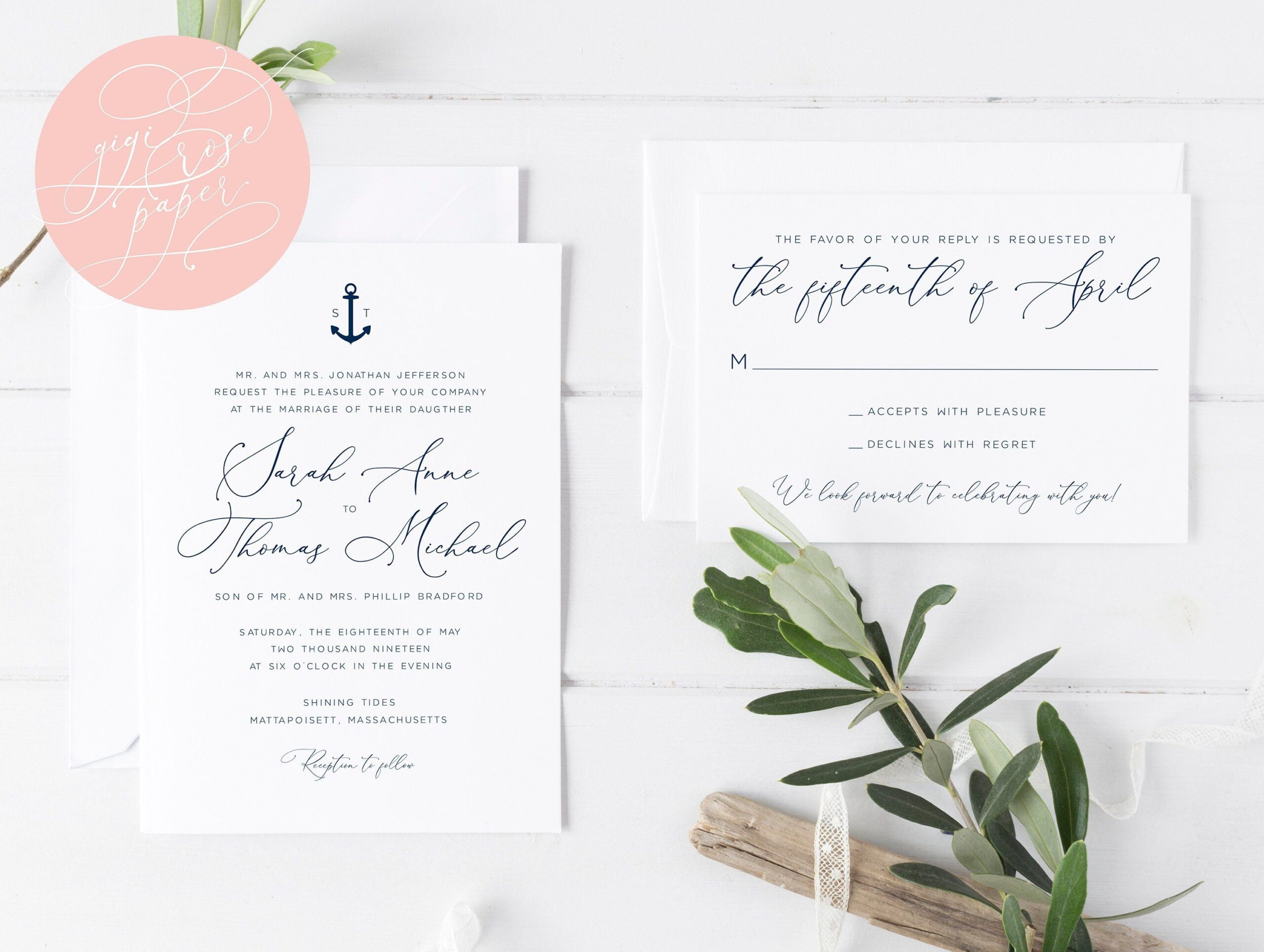 Nautical Wedding Invitations Templates Printable Word Searches
