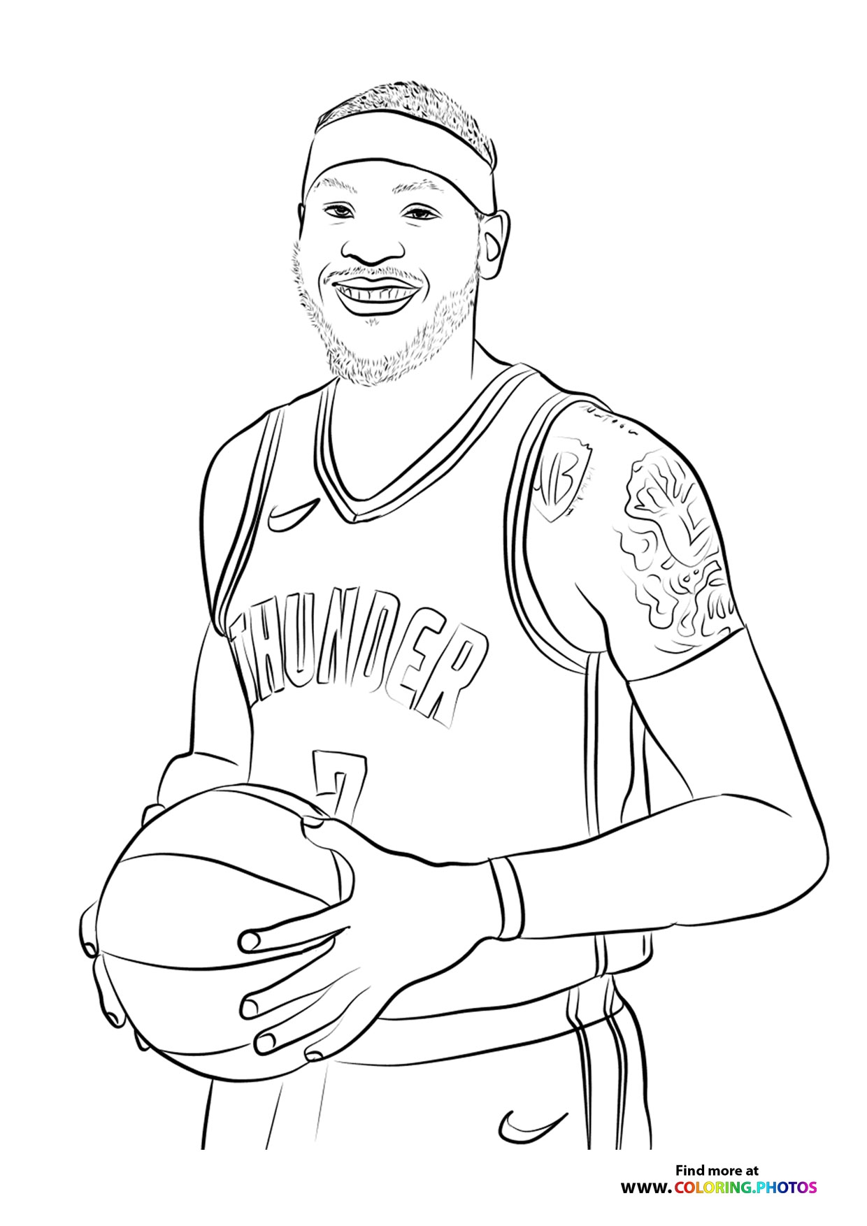 NBA Players Coloring Pages For Kids 100 Free Print Or Download