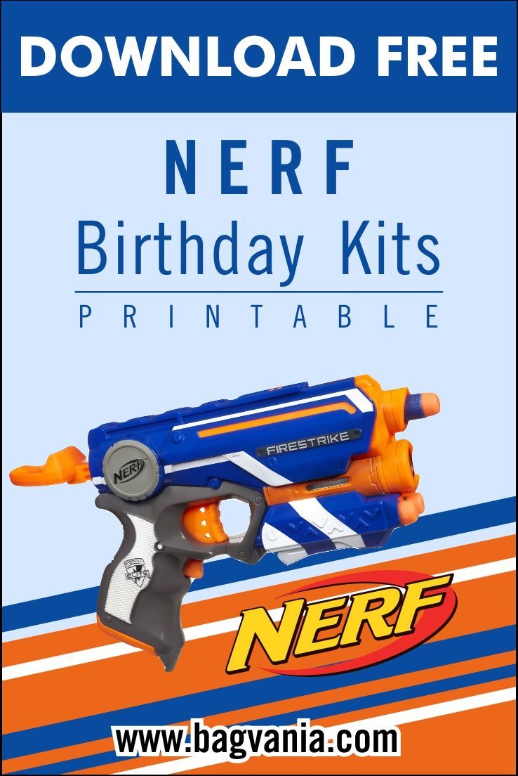 Nerf Gun Invitations Templates Invitationpiper78
