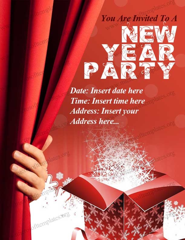 New Years Invite Template