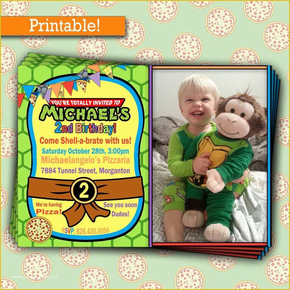 Ninja Birthday Party Invitation Template Free Of Free Printable Ninja 