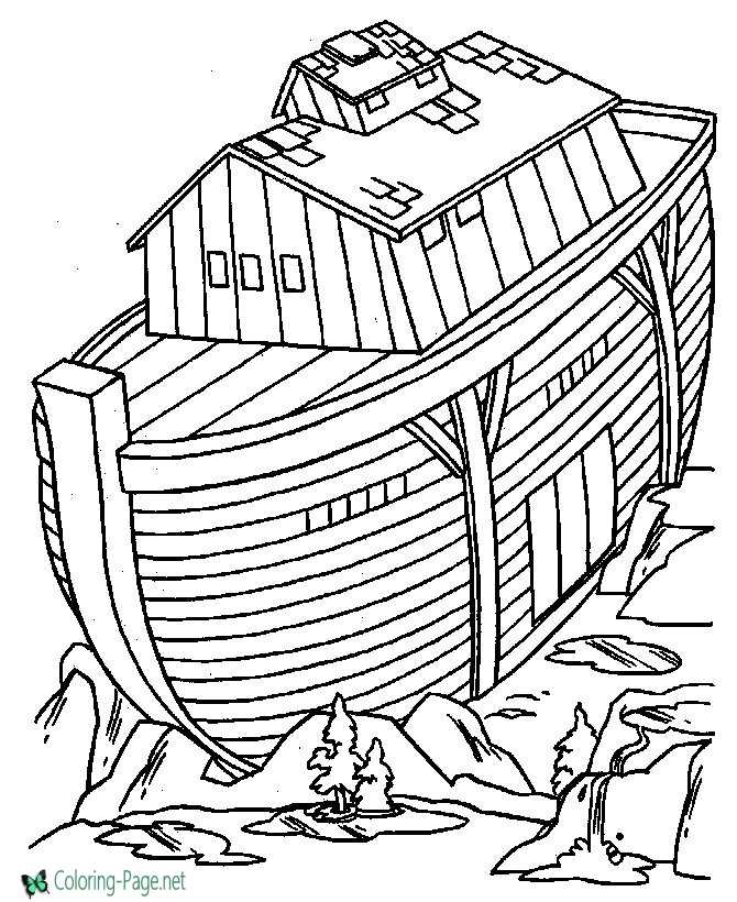 Noah s Ark Coloring Pages