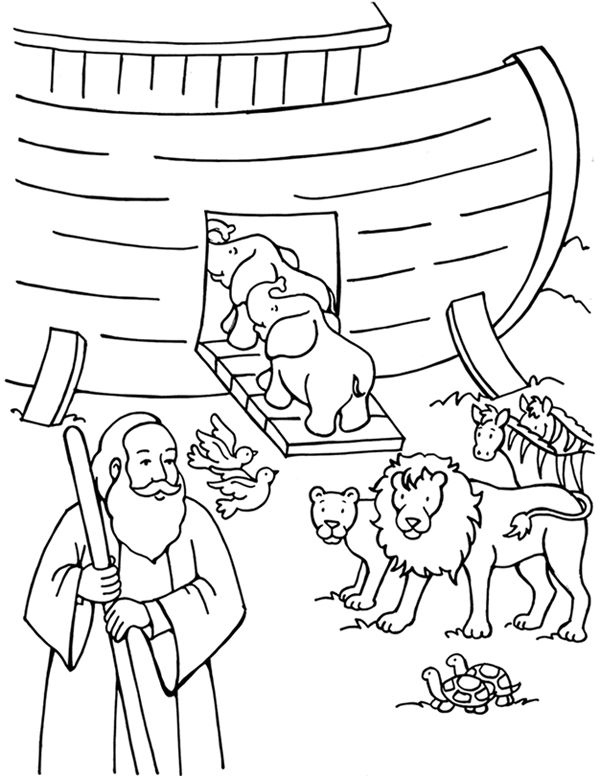 Noahs Ark Coloring Pages Best Coloring Pages For Kids