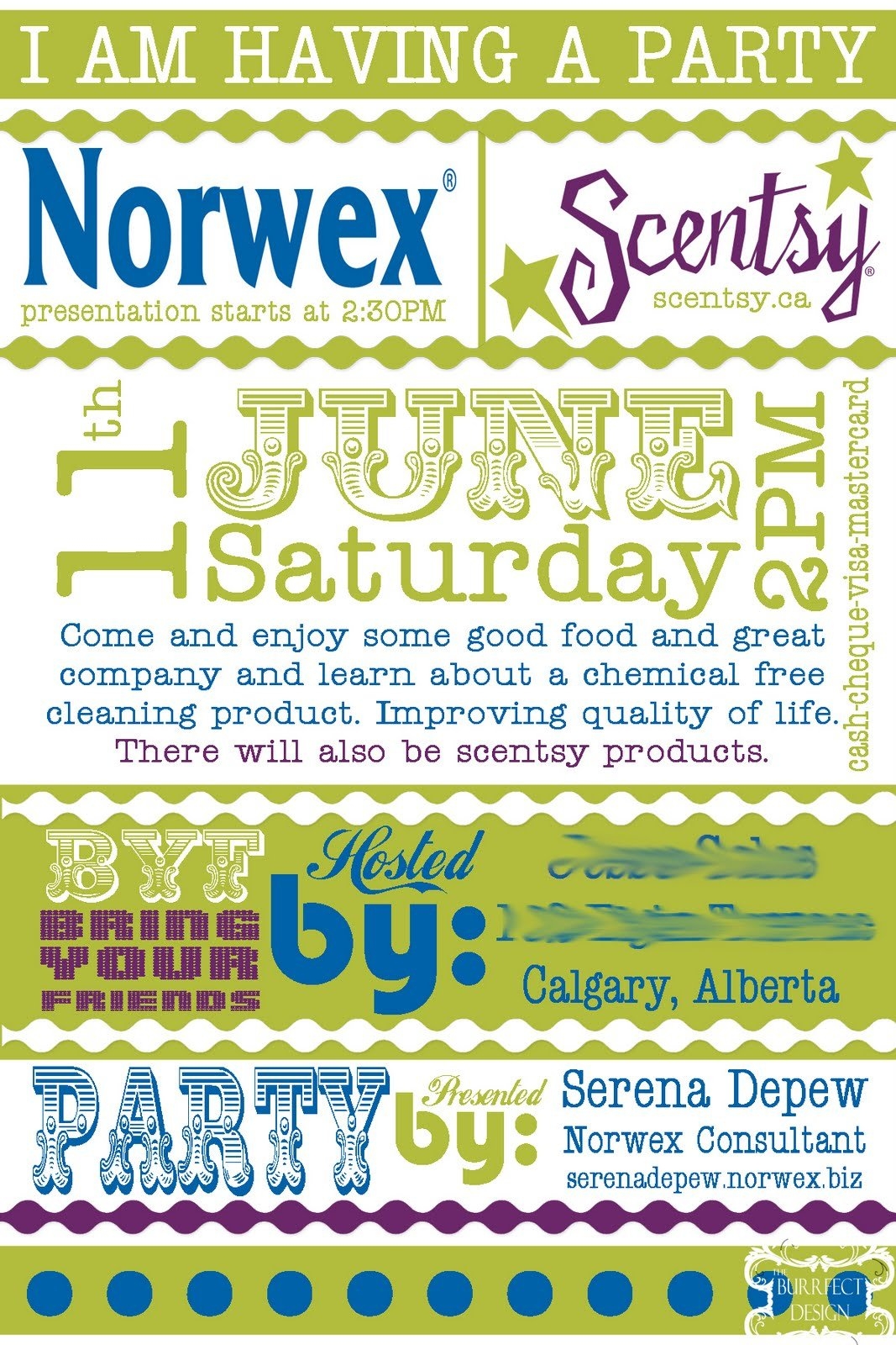 Norwex Invitation Templates