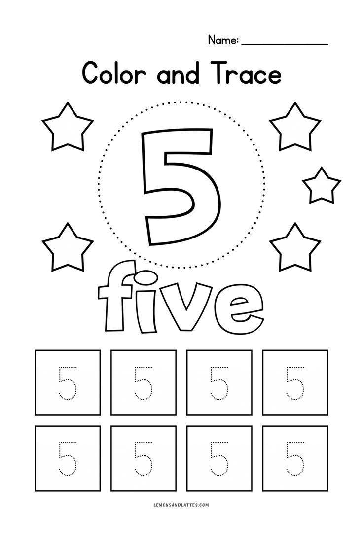 Number 5 Tracing Worksheets Engaging Worksheet Activities