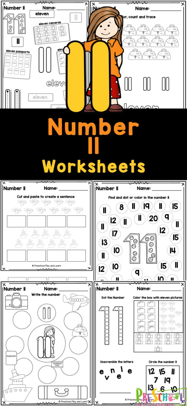 Number Eleven Worksheets Free Homeschool Deals