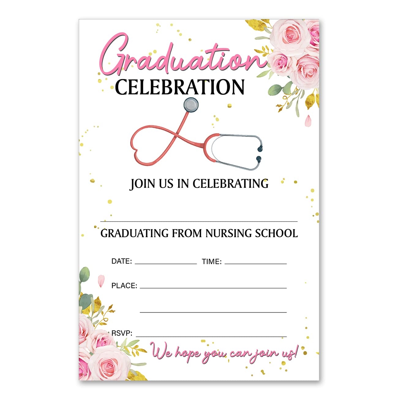 Nurse Graduation Party Invitations Nurse Graduation Announcement