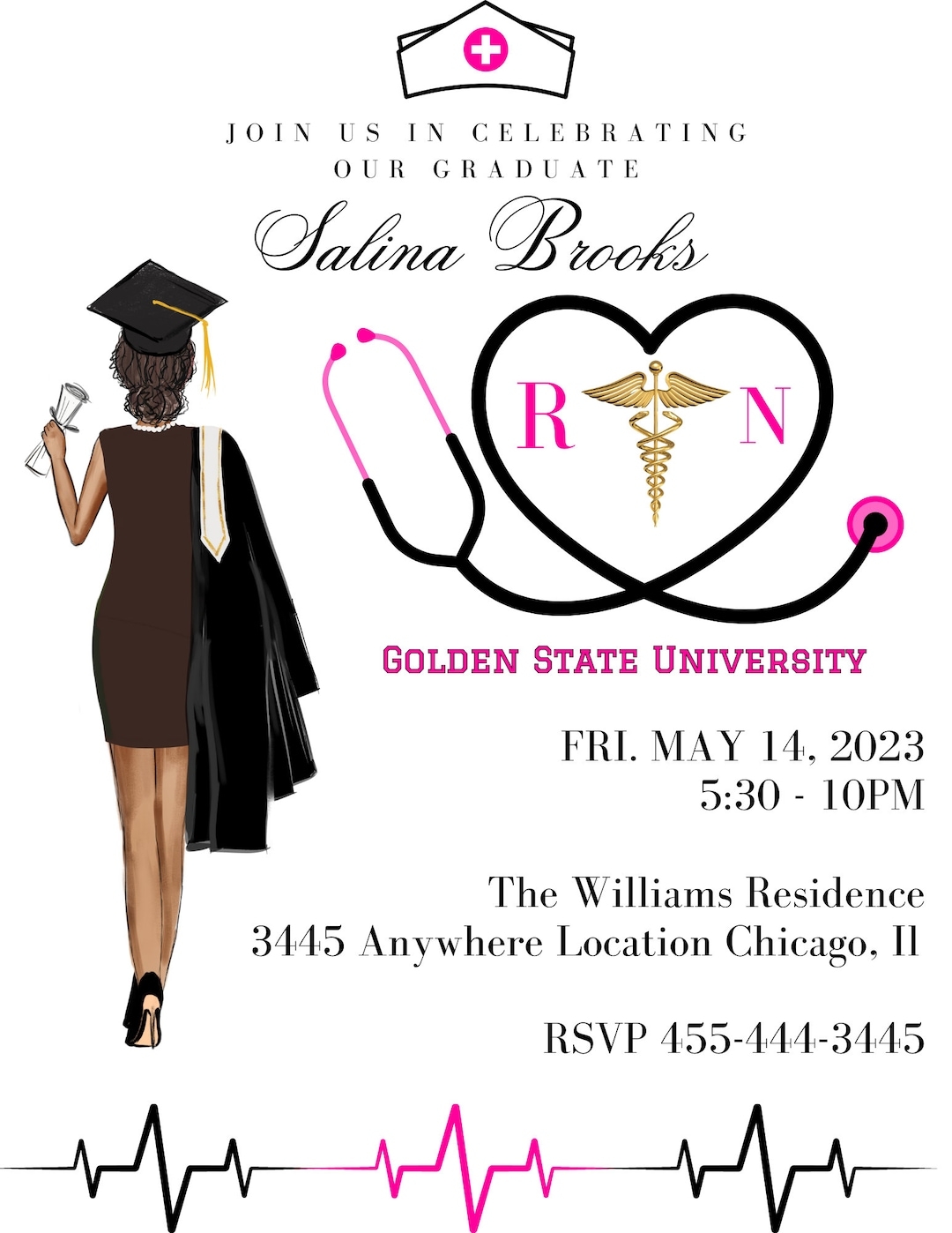 nursing invitation templates