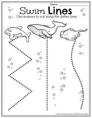 ocean worksheets for preschool