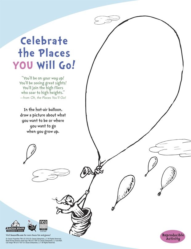 Oh The Places Youll Go Invitation Template Free Printable Calendars 