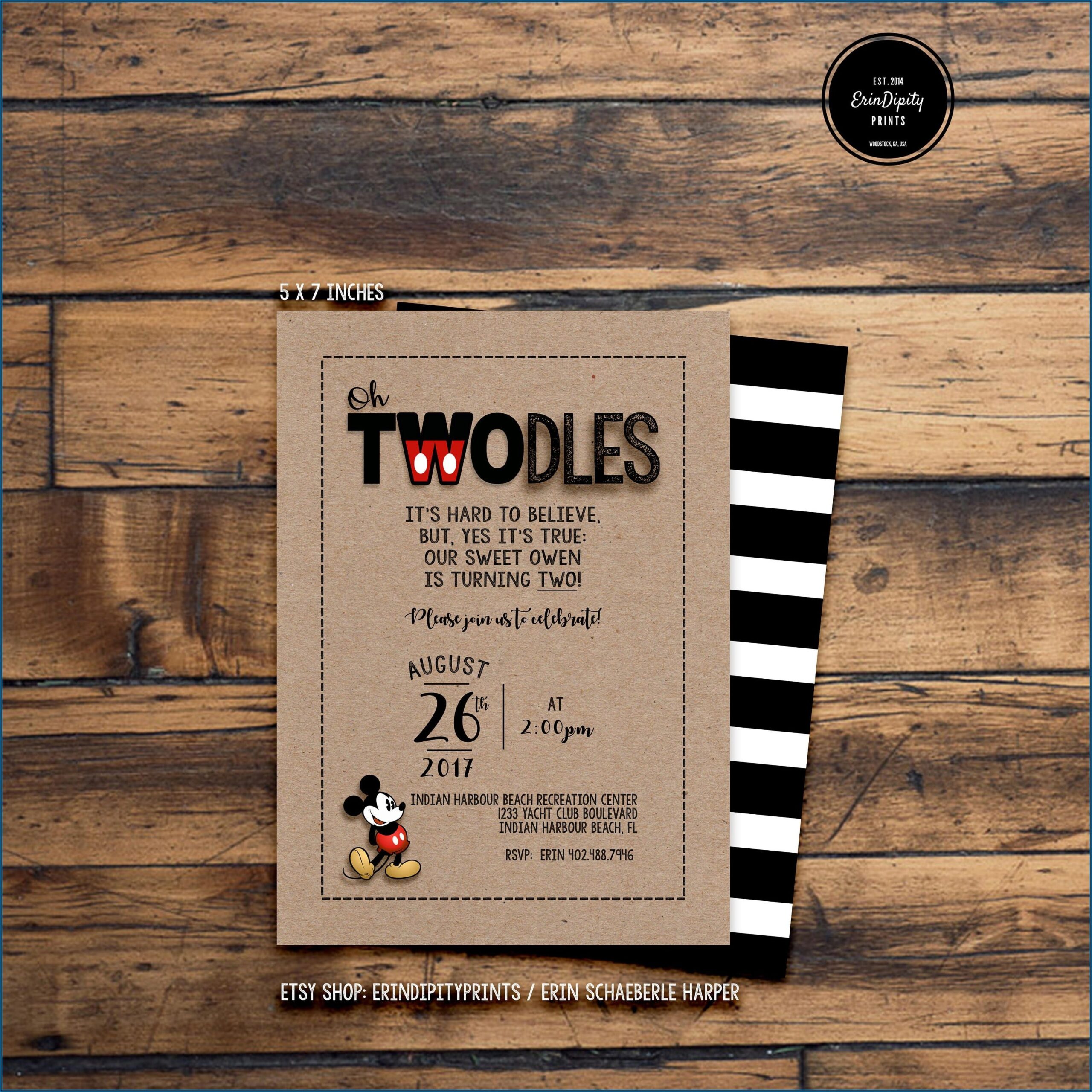 Oh Twodles Birthday Invitation Template Invitations Resume Examples 