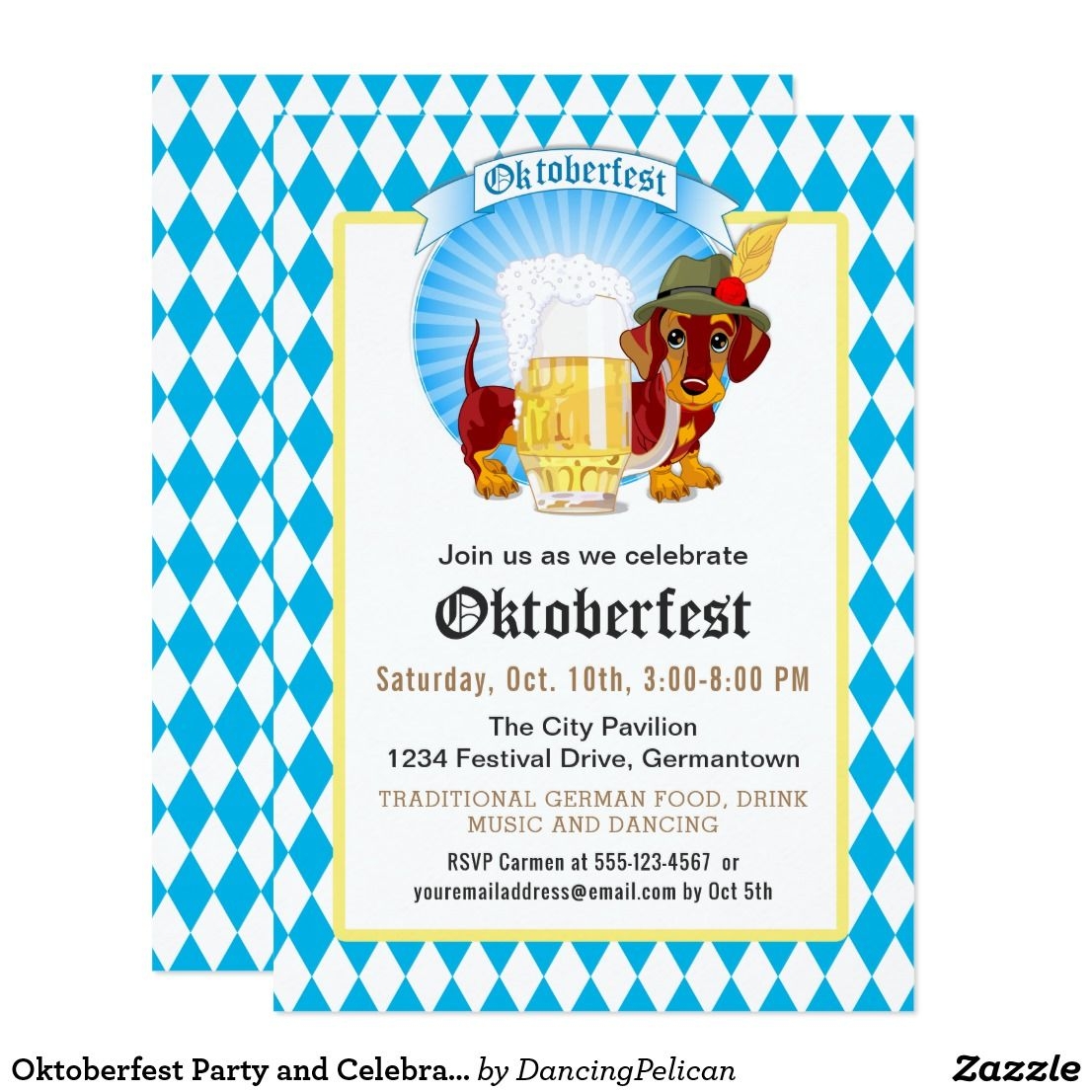 Oktoberfest Invite Template Free