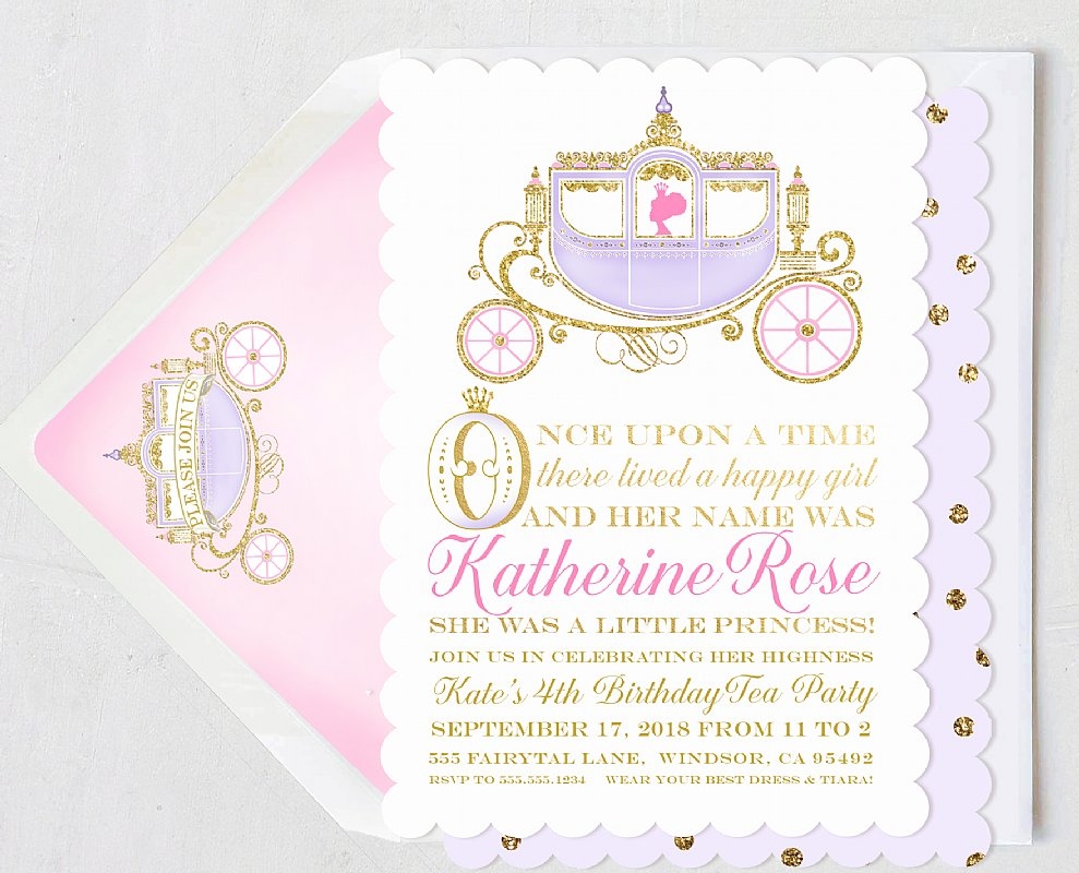 Once Upon A Time Invitation Template Free