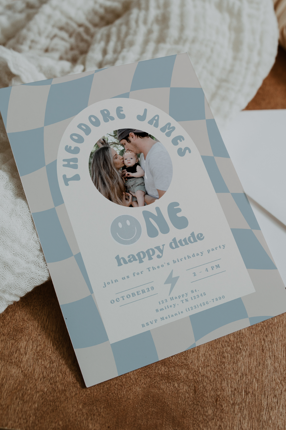 one happy dude birthday invitations template