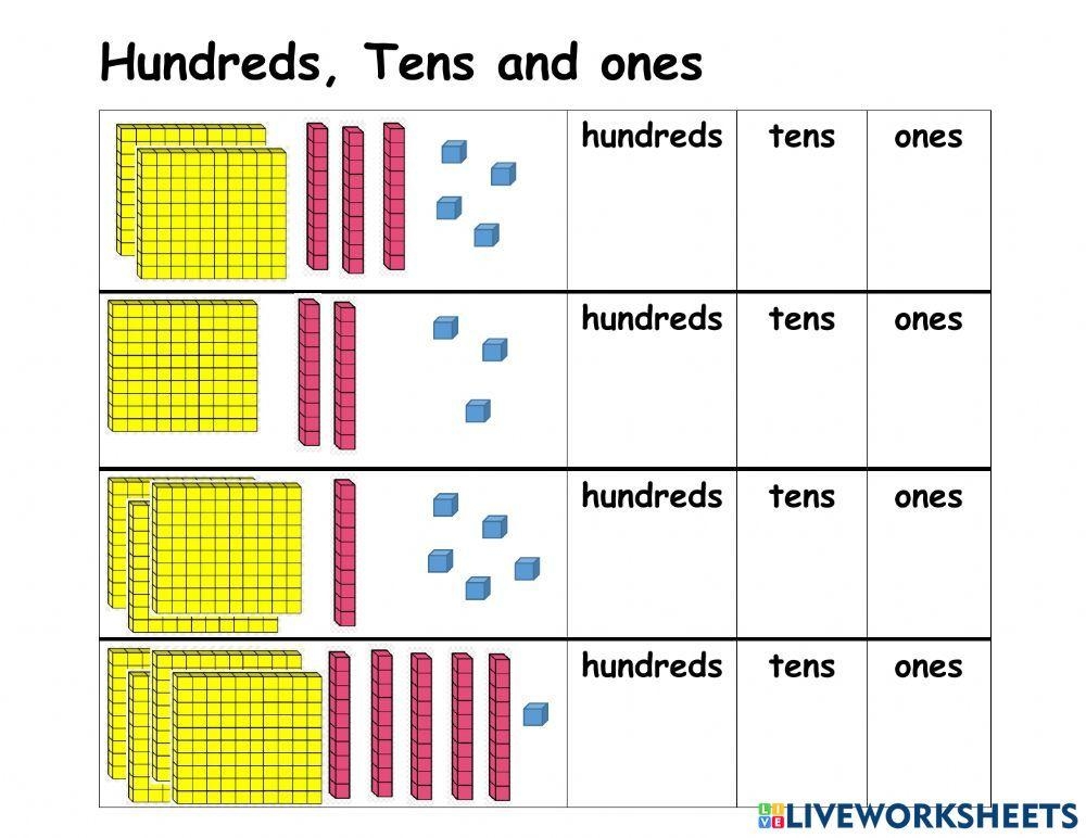 Ones Tens Hundreds Worksheets 15 Worksheets Worksheets Library