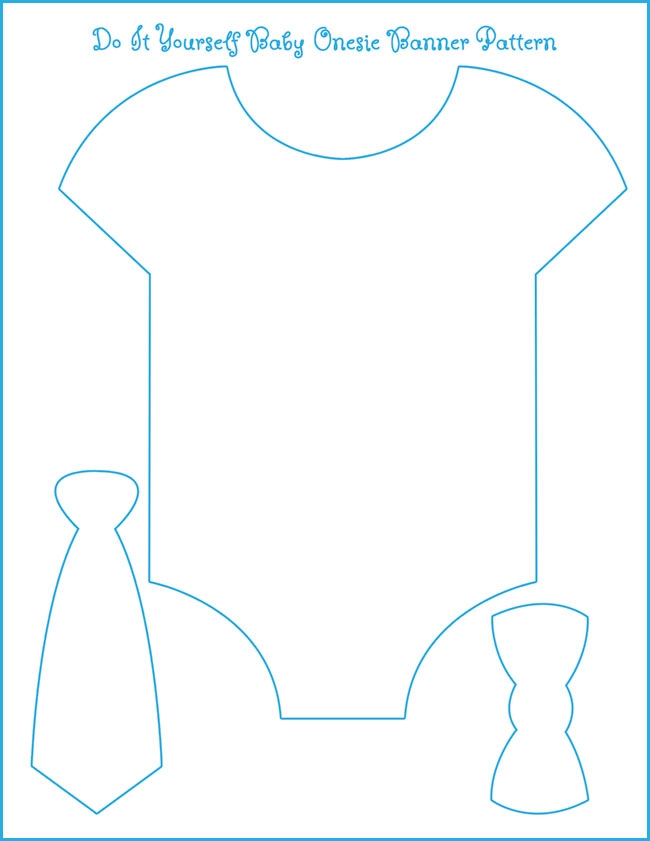 Onesie Invitation Template ClipArt Best