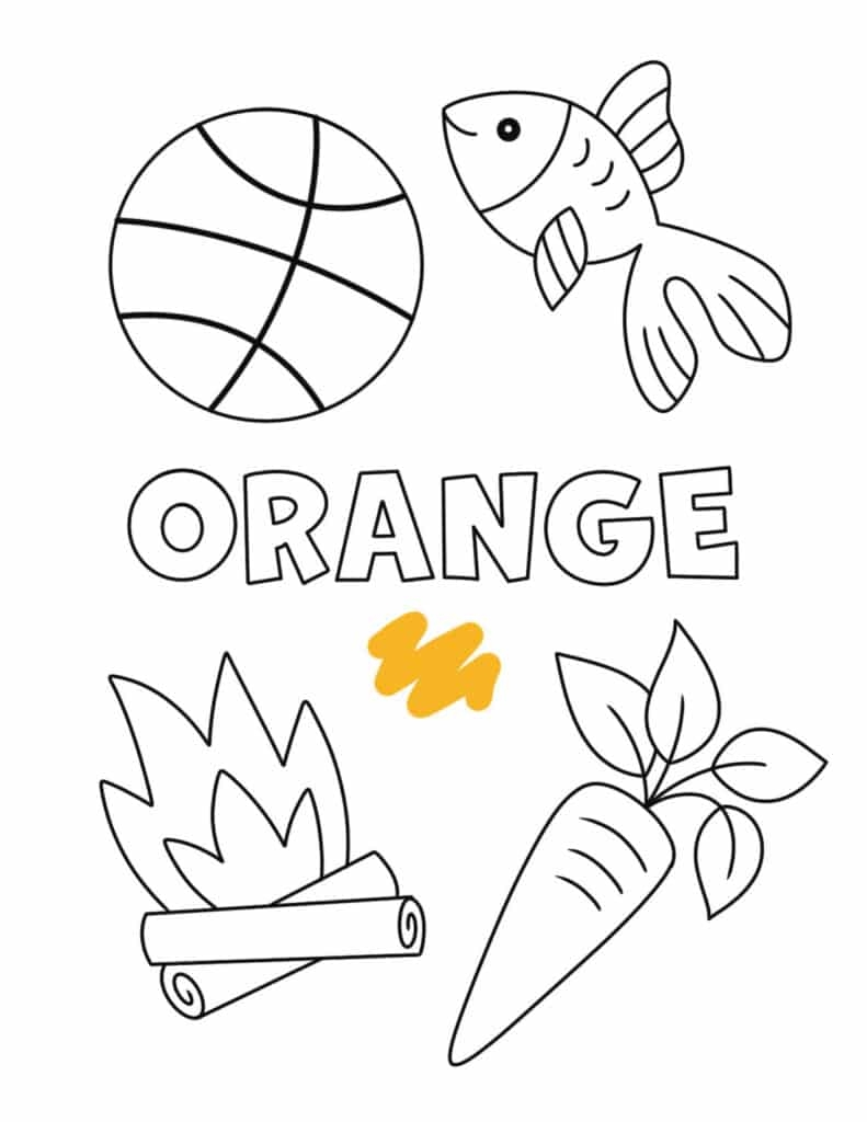 Orange Color Activities And Worksheets For Preschool The 