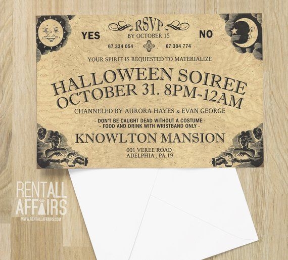 Ouija Board Invitation Template Free Printable Word Searches