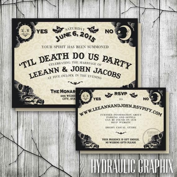 Ouija Board Invitation Template Ouija Board Invitation For Wedding 