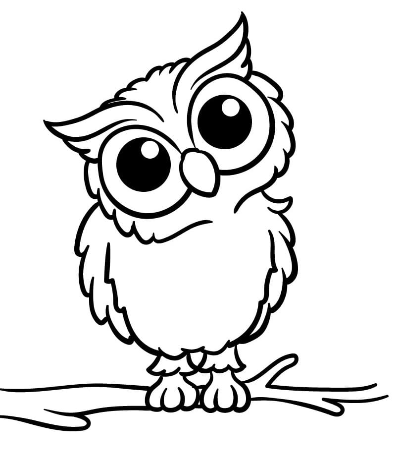 Owl Coloring Printable