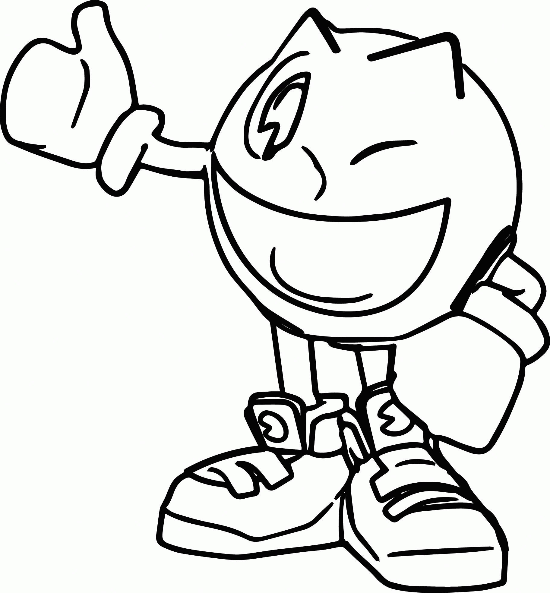 Pac Man Coloring Pages Best Coloring Pages For Kids
