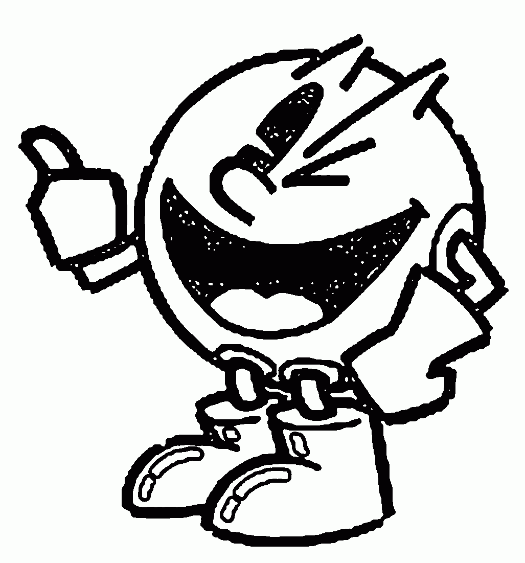 Pac Man Coloring Pages Best Coloring Pages For Kids