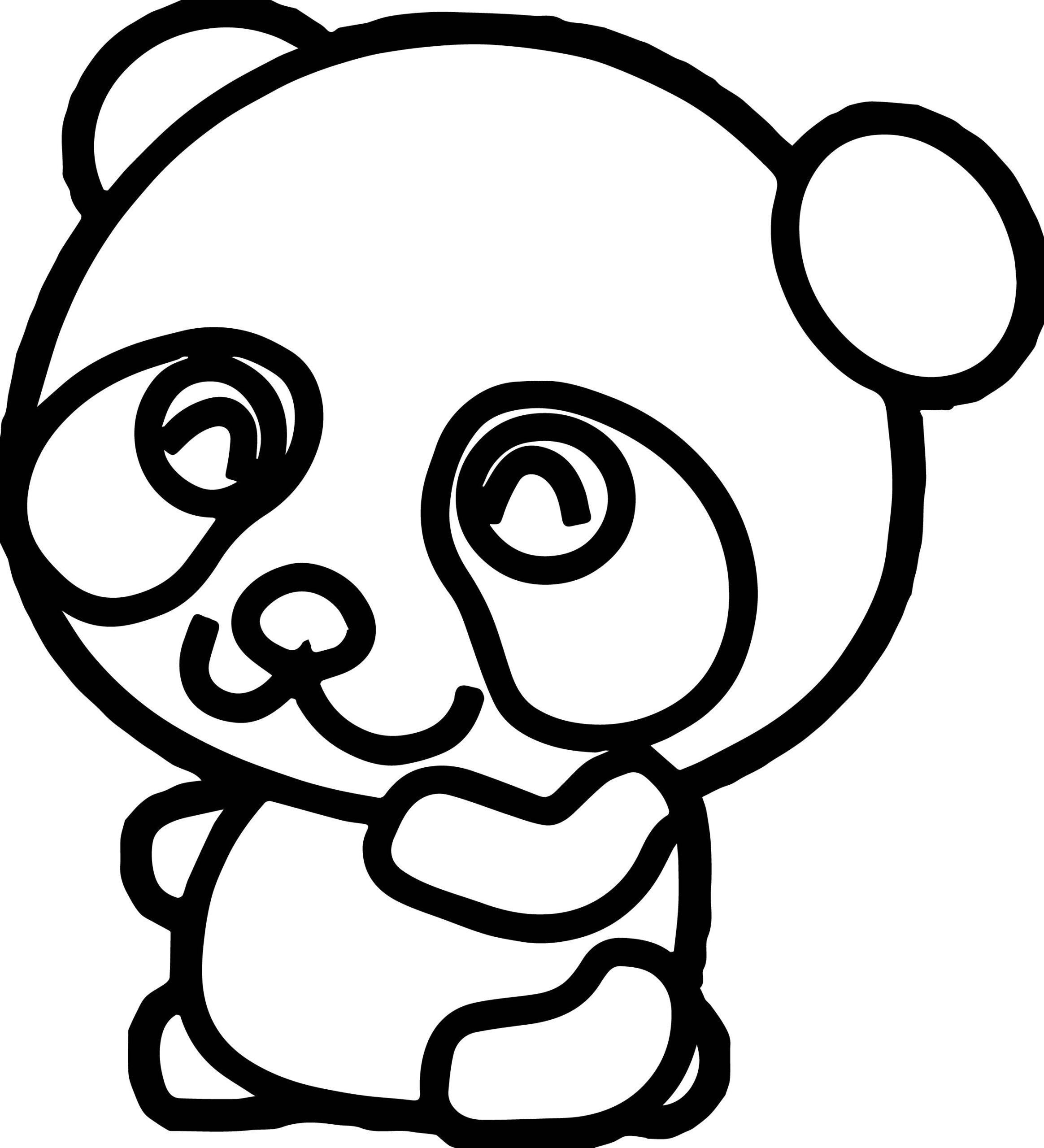 Panda Bear Coloring Pages At GetColorings Free Printable