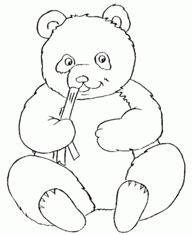 Panda Bear Coloring Pages To Download And Print For Free