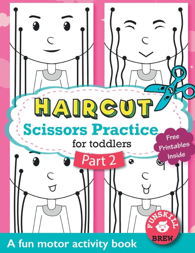 Paper Bag Haircuts A Cute Scissor Skills Activity Crafts On Sea 
