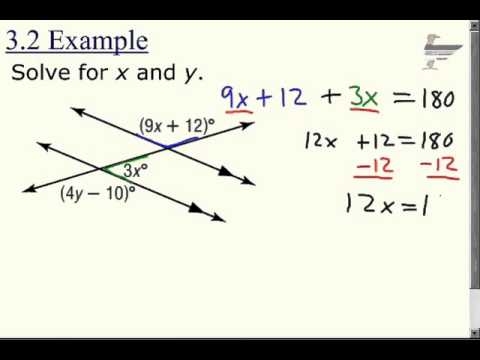 parallel lines cut by a transversal worksheet pdf