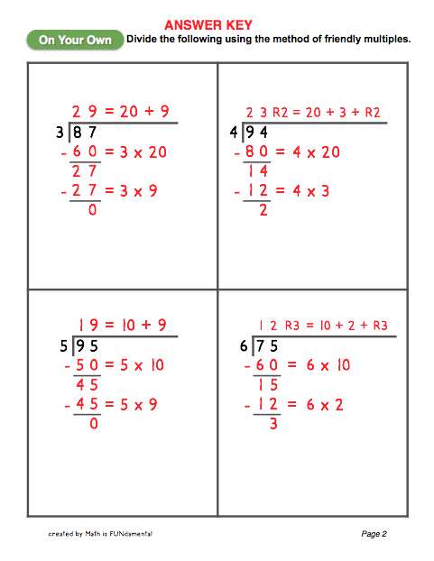 Partial Quotient Division Worksheets 4th Grade Divisonworksheets
