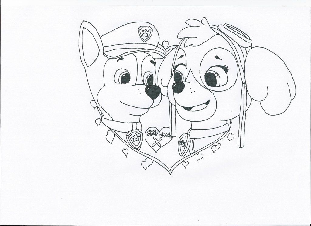 Paw Patrol Coloring Pages Sky At GetColorings Free Printable 