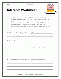 People Inferences Worksheet Have Fun Teaching Worksheets Library