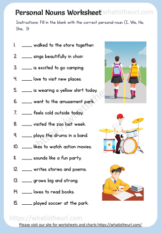 Personal Pronouns Worksheet Your Home Teacher