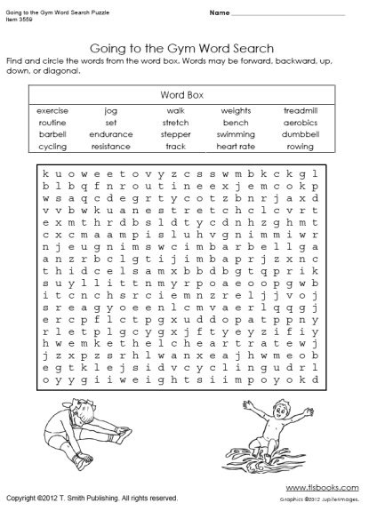 physical education worksheets
