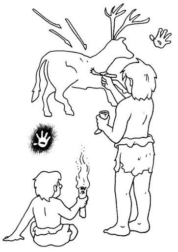  Pictographs On Caves Free Coloring Pages