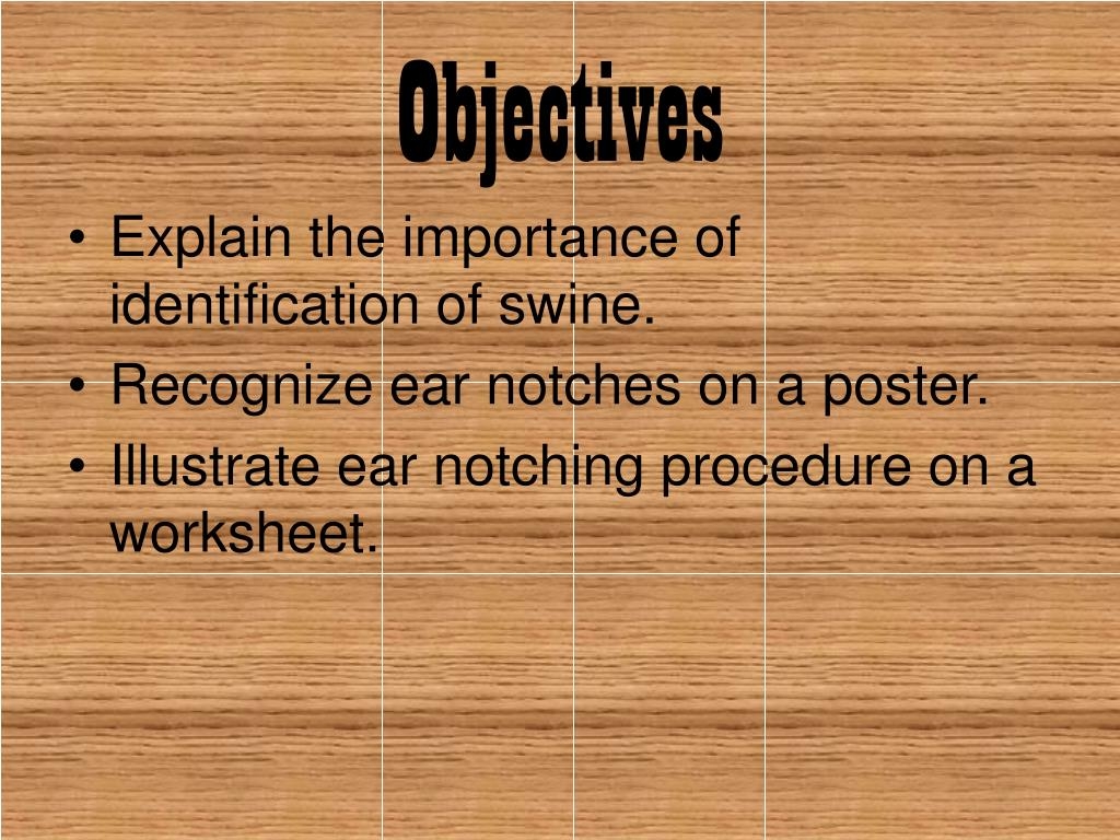 Pig Ear Notching Worksheet Answer Key Pig Ear Notching Practice 