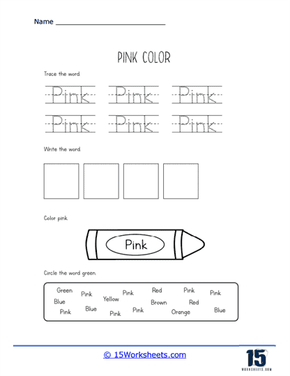 Pink Worksheets 15 Worksheets Worksheets Library