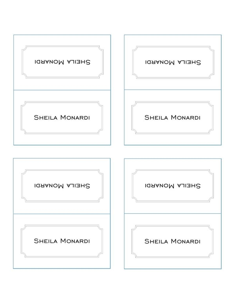 60 printable place cards simplicity