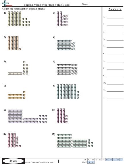 Place Value Blocks Worksheet Live Worksheets Worksheets Library