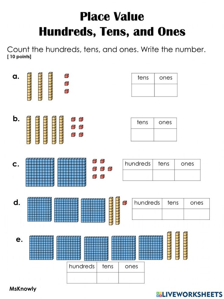 place value worksheets grade 2