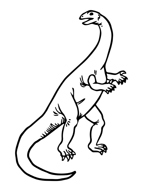 Plateosaurus Dinosaurs Coloring Page Free Printable Coloring Pages 