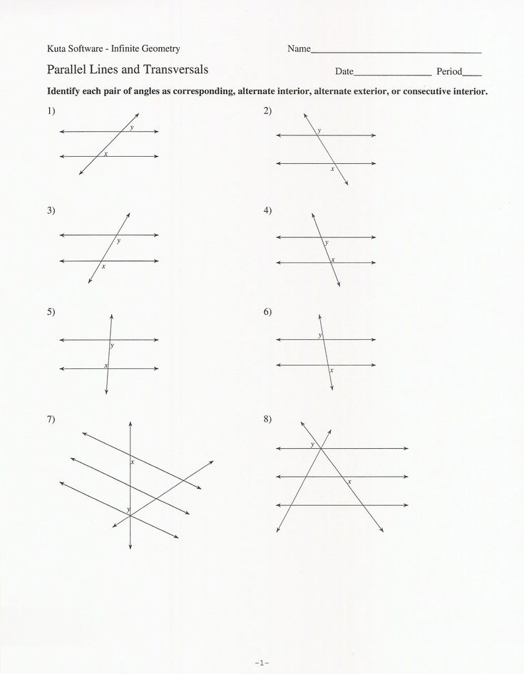 Points Lines And Planes Worksheet For Geometry