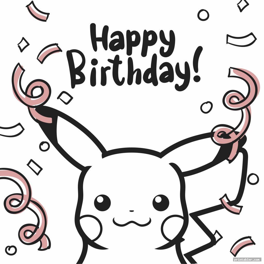 Pokemon Birthday Card Printable Printable Word Searches