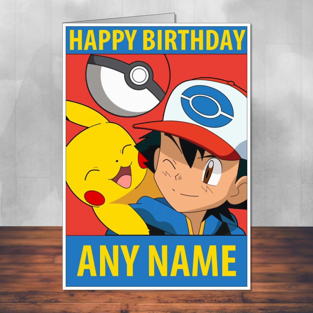 3d printable birthday card pokemon
