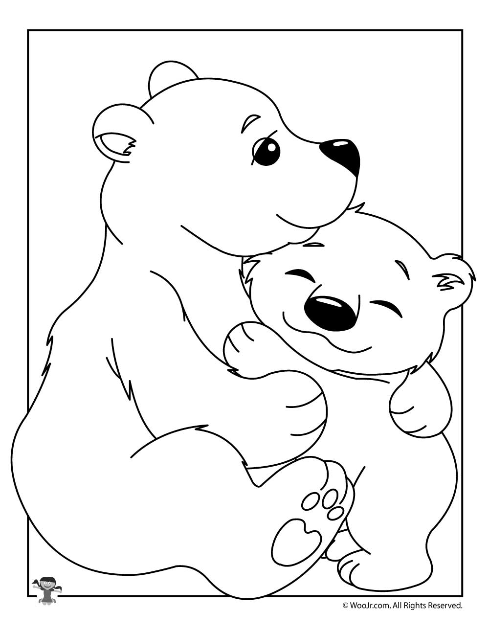 Polar Bear Coloring Pages Polar Bear Coloring Page Polar Bear Coloring