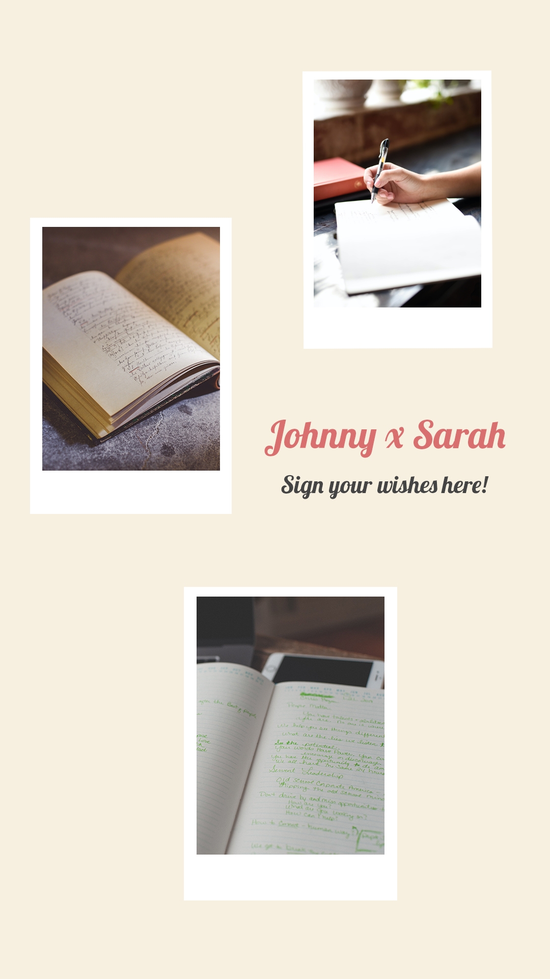 Polaroid Guest Book Sign Template In Pages SVG PSD PNG Word JPEG 